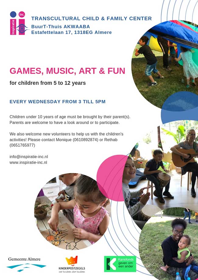 Flyer Games, Music, Art and Fun